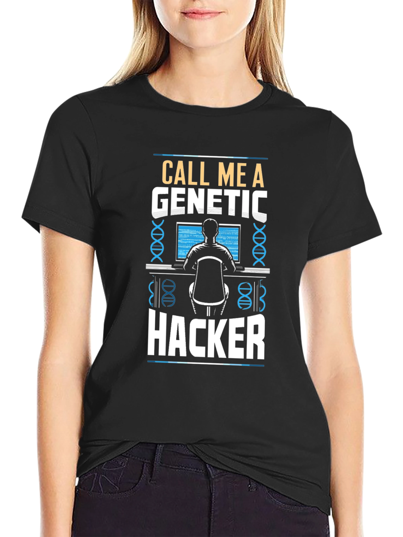 Genetic Hacker T-Shirt - Funny Science Tee