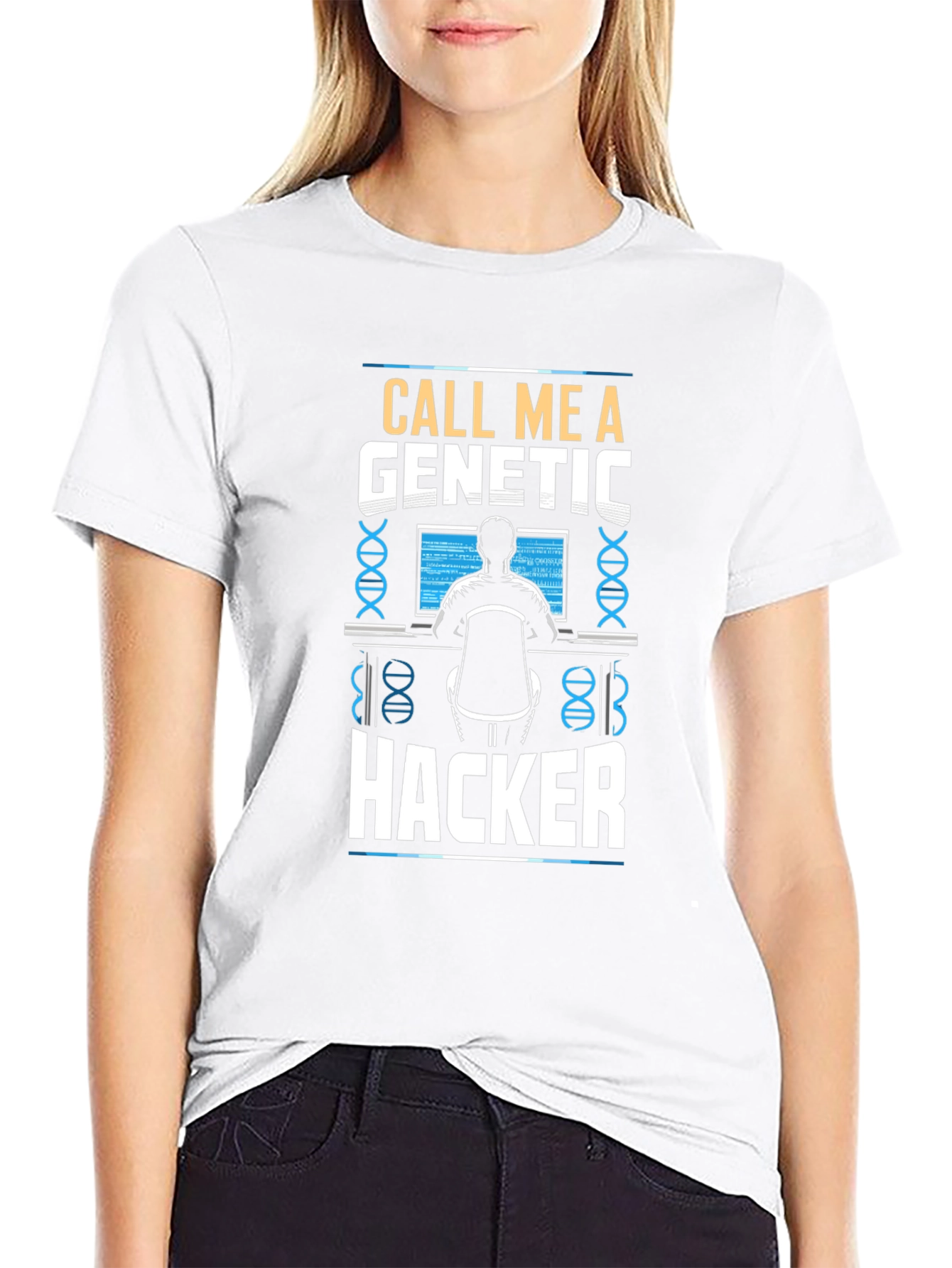 Genetic Hacker T-Shirt - Funny Science Tee