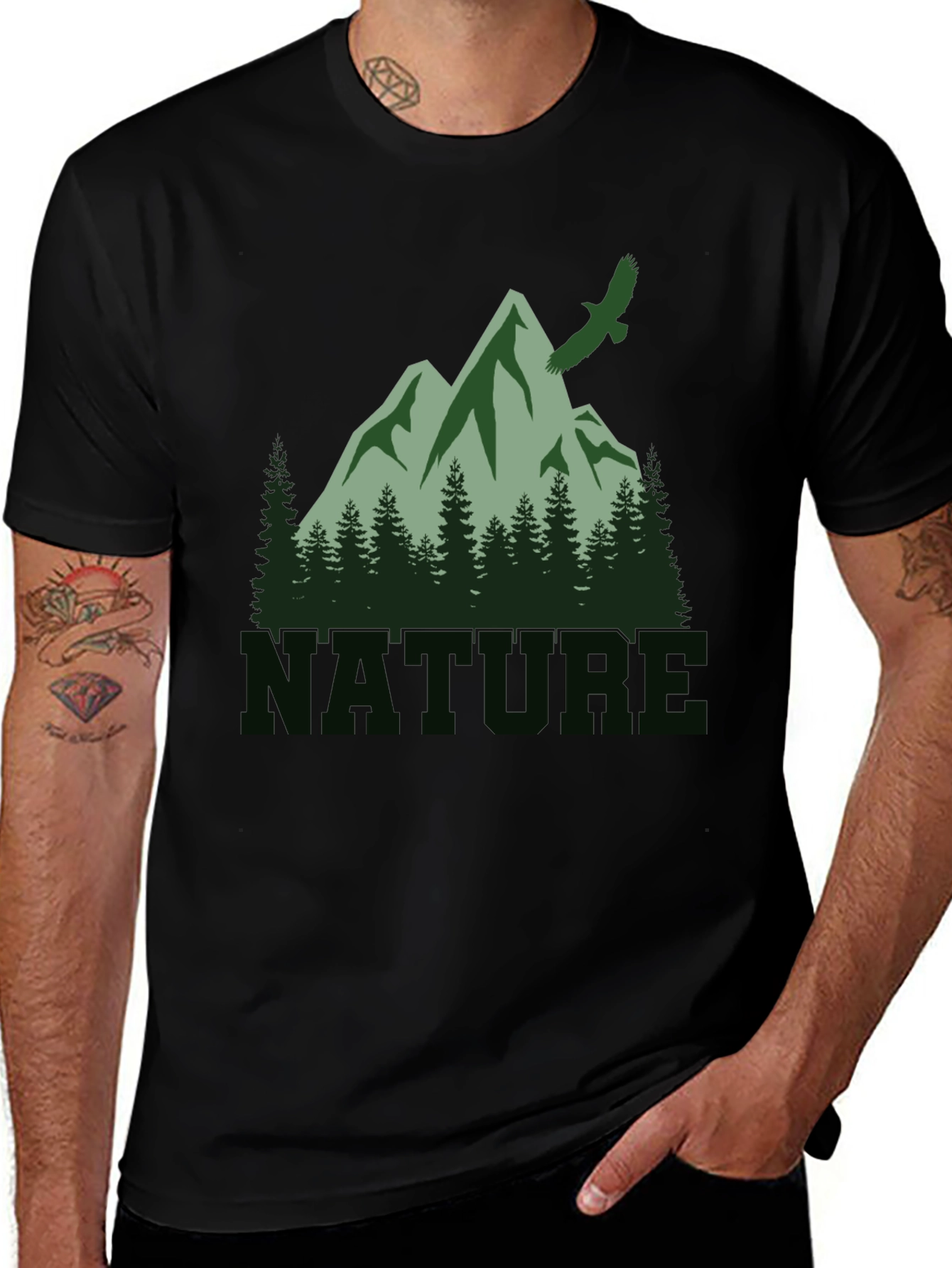 Nature Mountain Graphic Tee