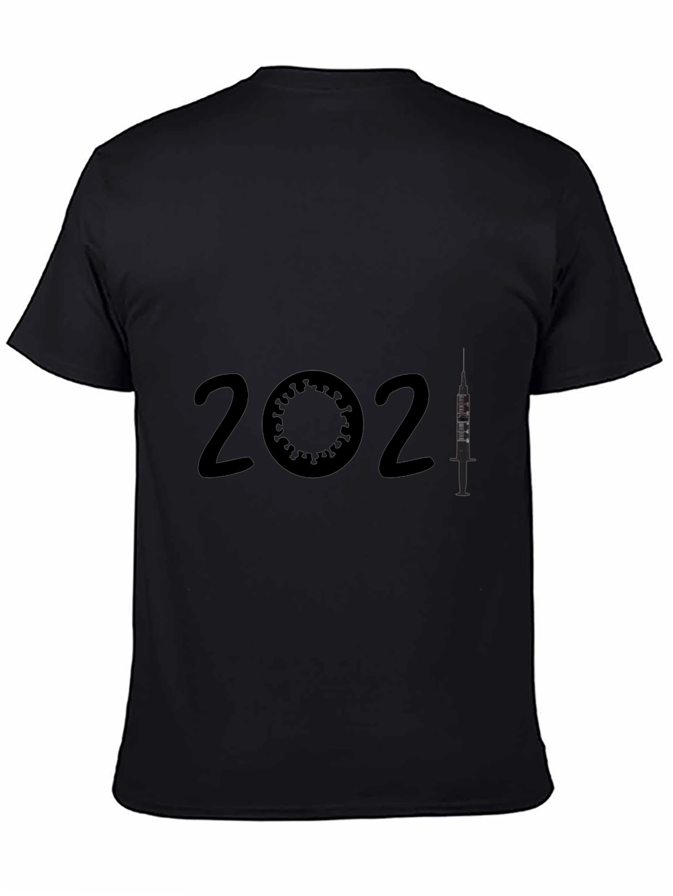 2021 Vaccine T-Shirt -  Virus & Syringe Design