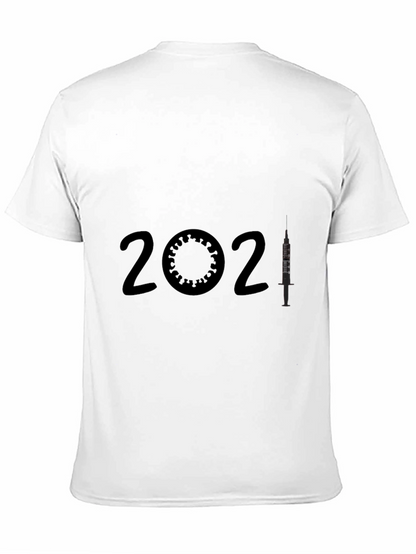 2021 Vaccine T-Shirt -  Virus & Syringe Design