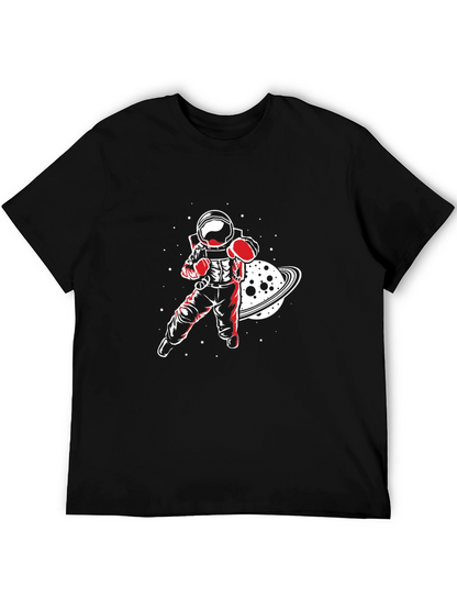 Astronaut Boxer Graphic Tee - Space Punch!