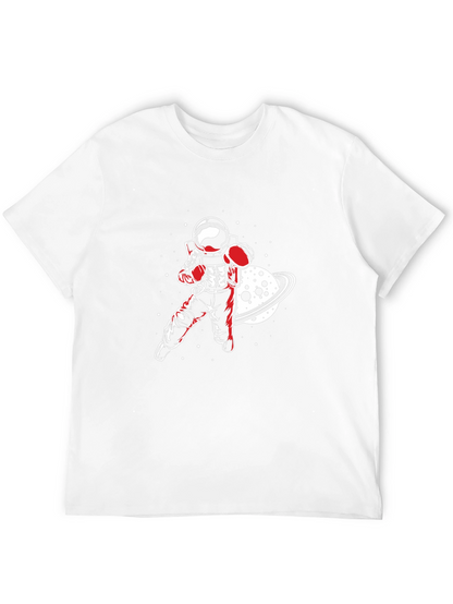 Astronaut Boxer Graphic Tee - Space Punch!