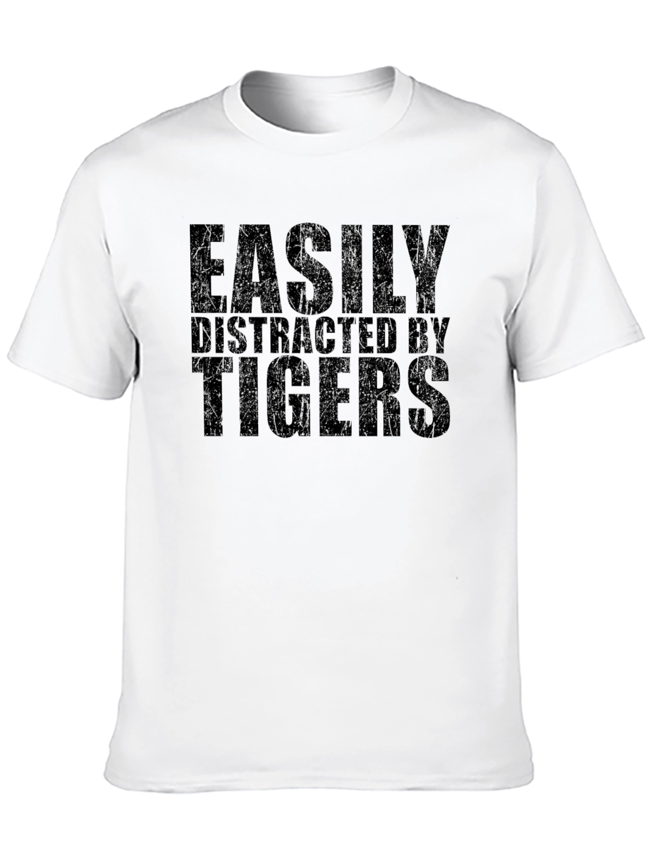 Easily Distracted By Tigers Graphic Tee