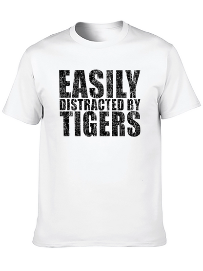 Easily Distracted By Tigers Graphic Tee