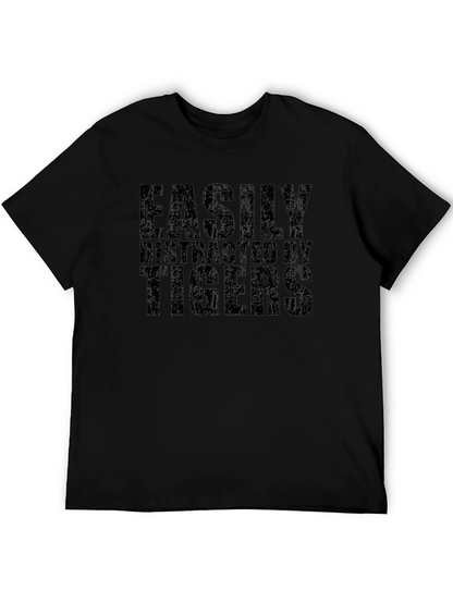 Easily Distracted By Tigers Graphic Tee