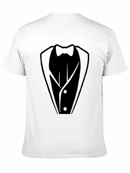 Tuxedo Print Black T-Shirt - Formal Fun!