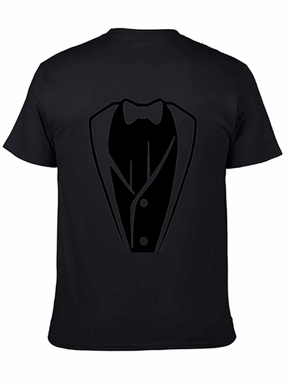 Tuxedo Print Black T-Shirt - Formal Fun!