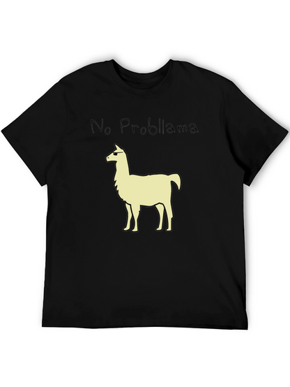 No Probllama T-Shirt - Cool Llama Graphic