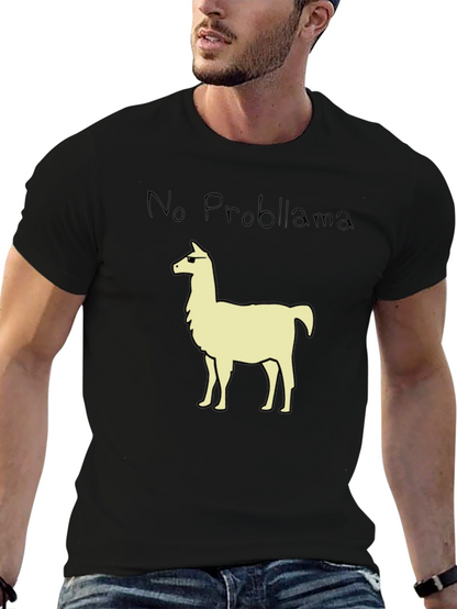 No Probllama T-Shirt - Cool Llama Graphic