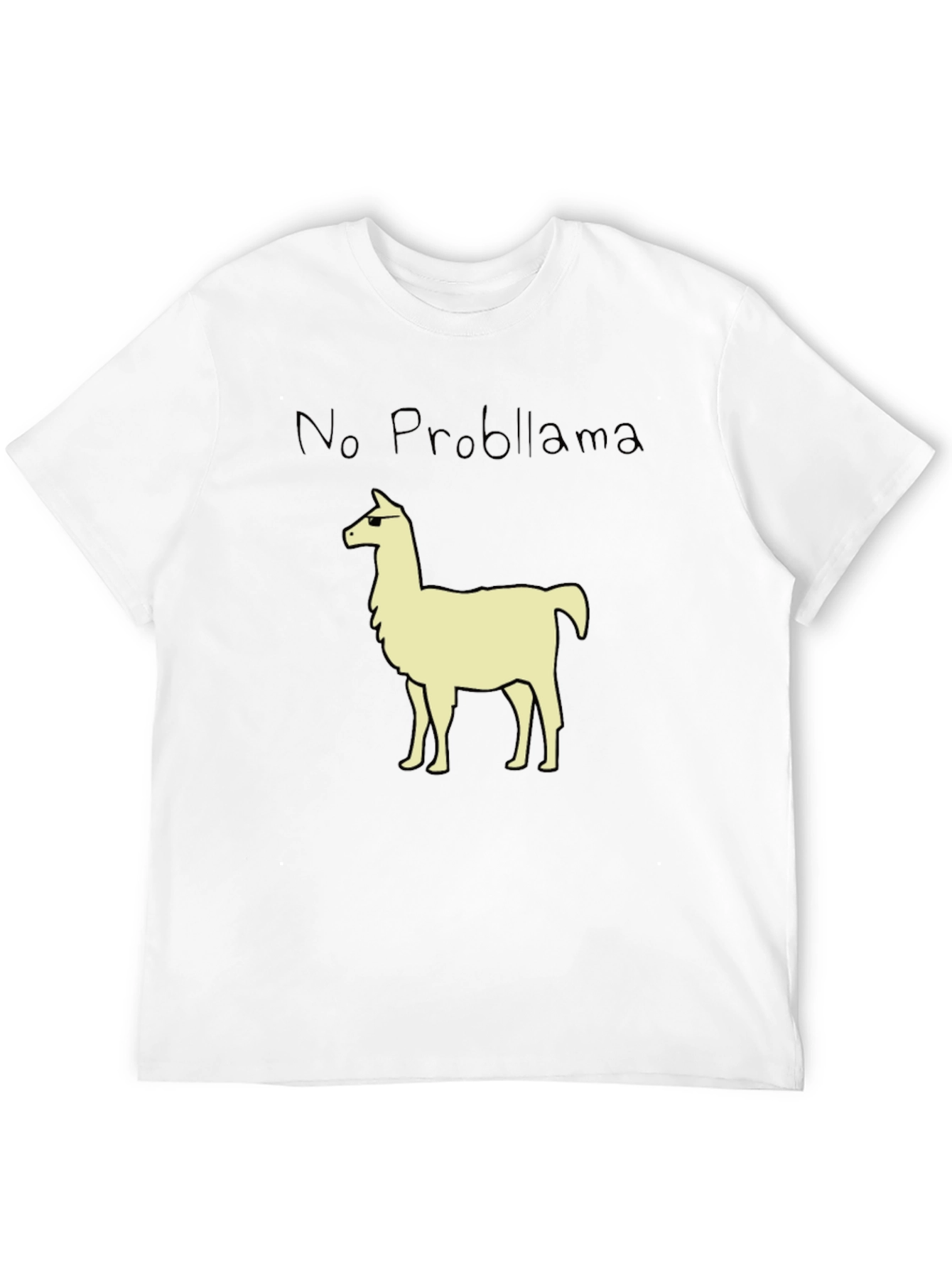 No Probllama T-Shirt - Cool Llama Graphic
