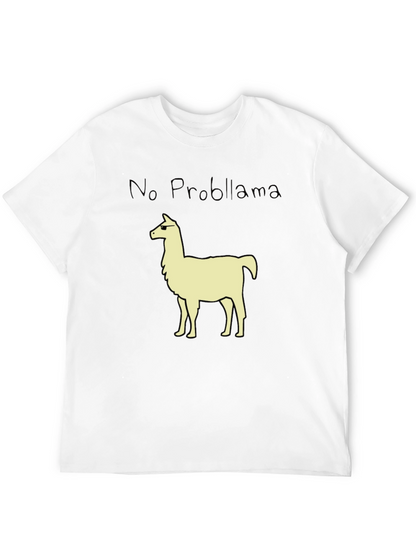 No Probllama T-Shirt - Cool Llama Graphic