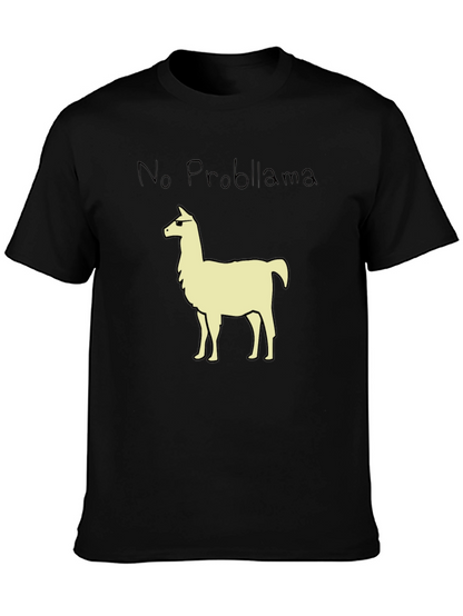 No Probllama T-Shirt - Cool Llama Graphic