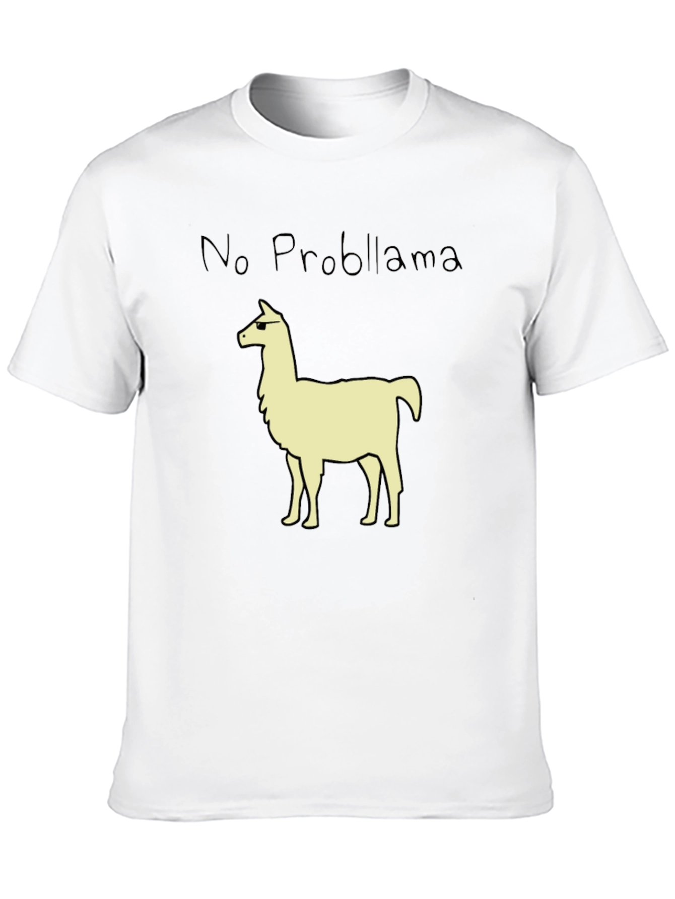 No Probllama T-Shirt - Cool Llama Graphic