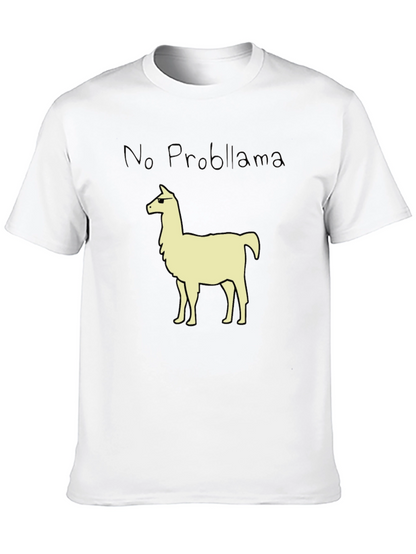 No Probllama T-Shirt - Cool Llama Graphic