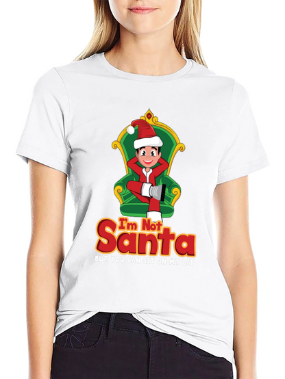 Im Not Santa Funny Christmas Graphic T-Shirt