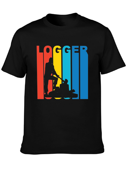 Logger Retro T-Shirt - Lumberjack Graphic Tee
