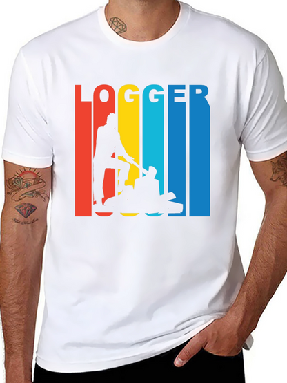 Logger Retro T-Shirt - Lumberjack Graphic Tee