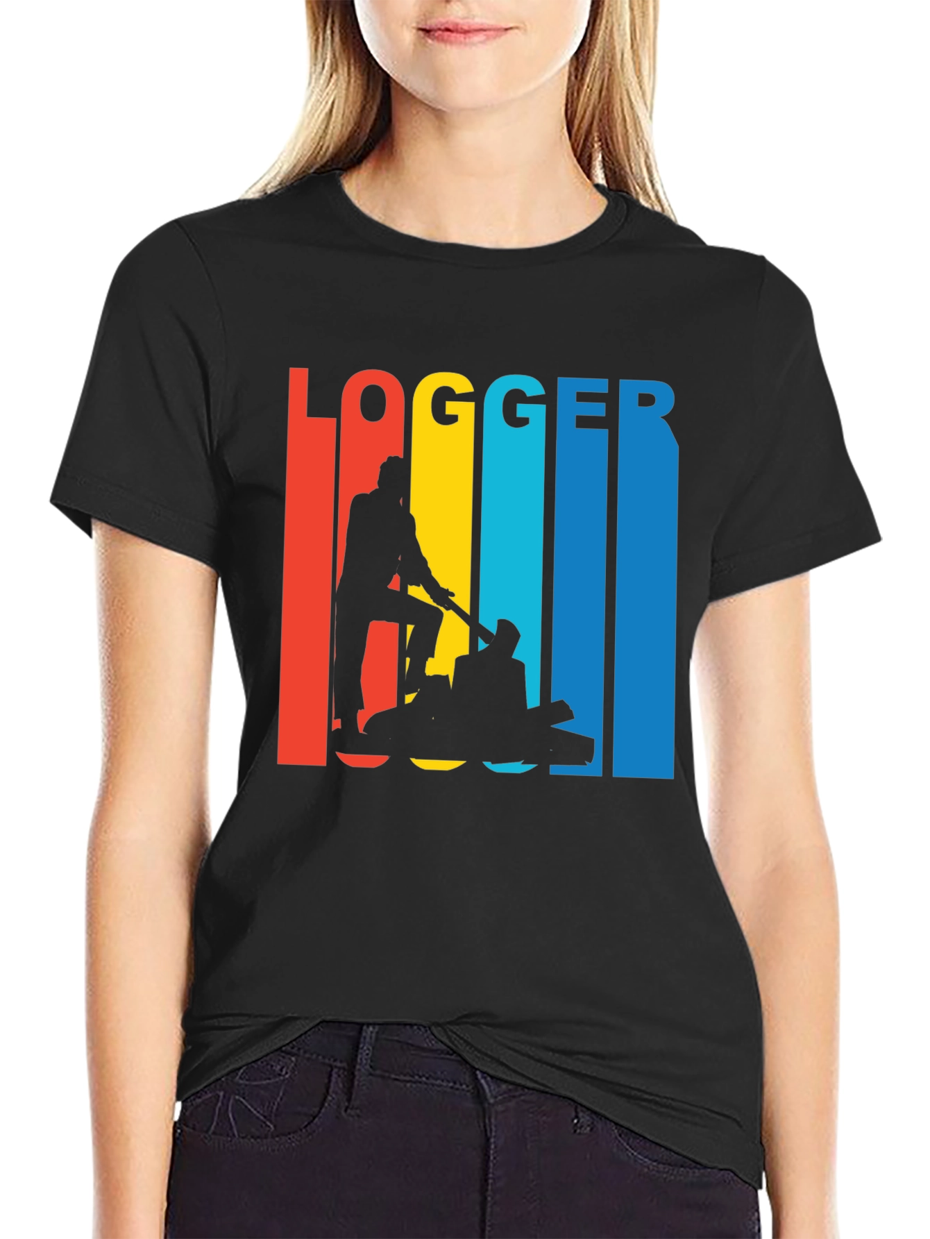 Logger Retro T-Shirt - Lumberjack Graphic Tee