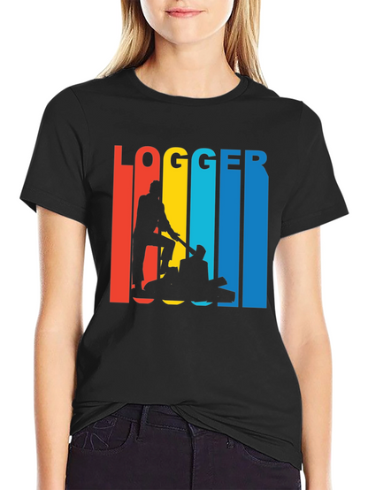 Logger Retro T-Shirt - Lumberjack Graphic Tee