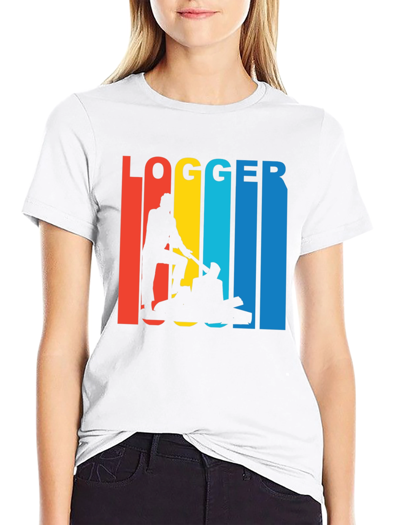 Logger Retro T-Shirt - Lumberjack Graphic Tee