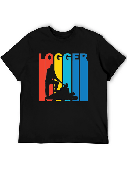 Logger Retro T-Shirt - Lumberjack Graphic Tee