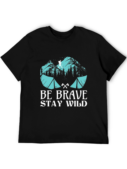 Be Brave Stay Wild Graphic T-Shirt