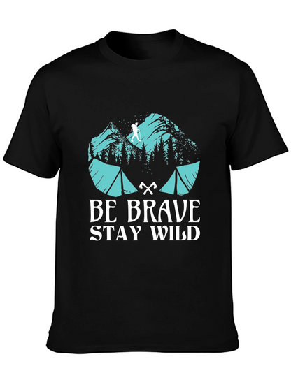 Be Brave Stay Wild Graphic T-Shirt