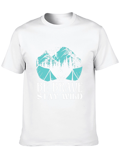 Be Brave Stay Wild Graphic T-Shirt