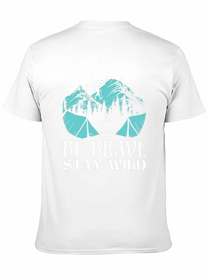 Be Brave Stay Wild Graphic T-Shirt