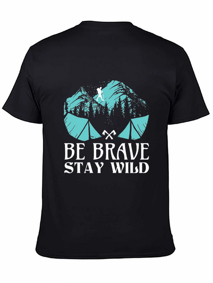 Be Brave Stay Wild Graphic T-Shirt