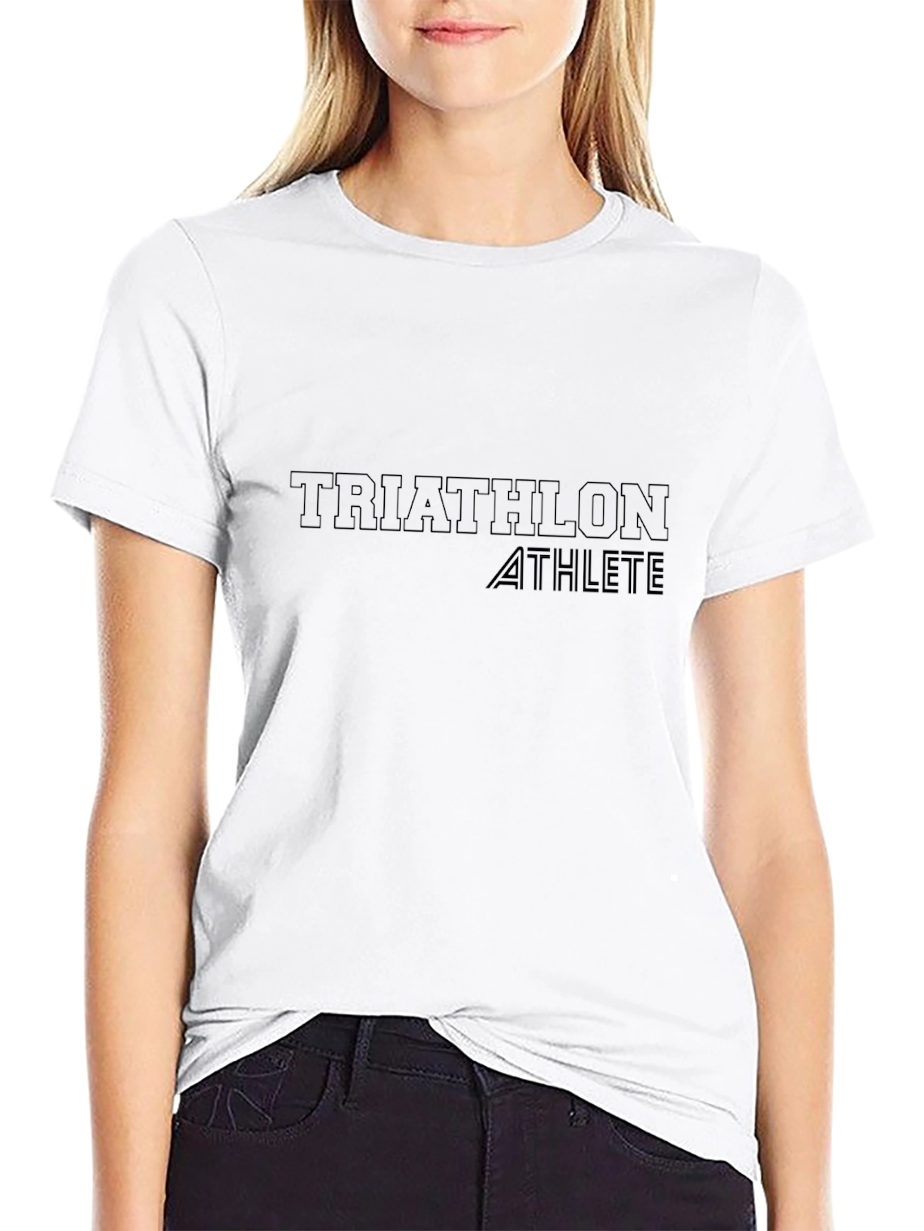 Triathlon Athlete Graphic Tee - Performance Wear