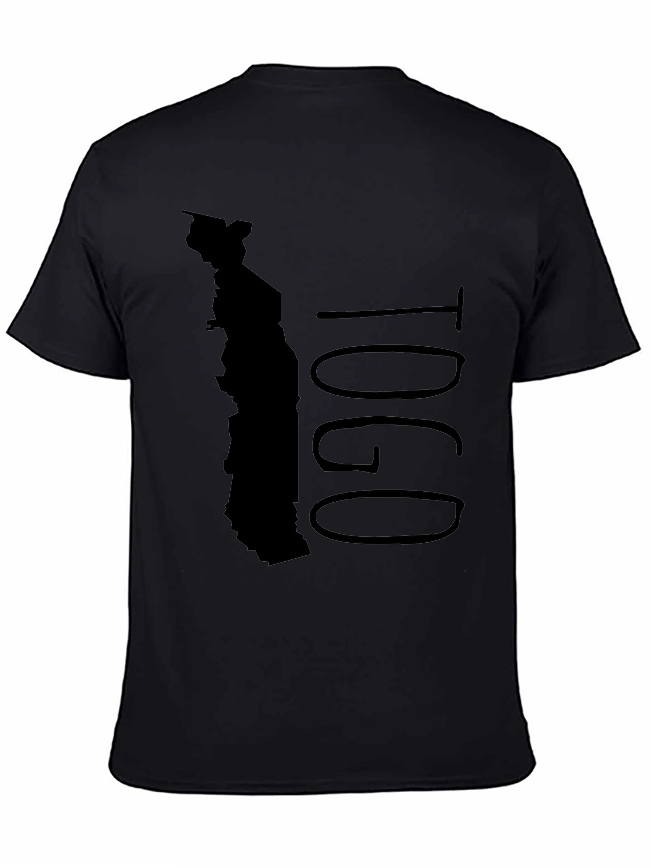 Togo Map Graphic Tee - Black