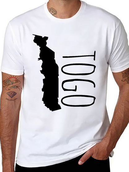 Togo Map Graphic Tee - Black
