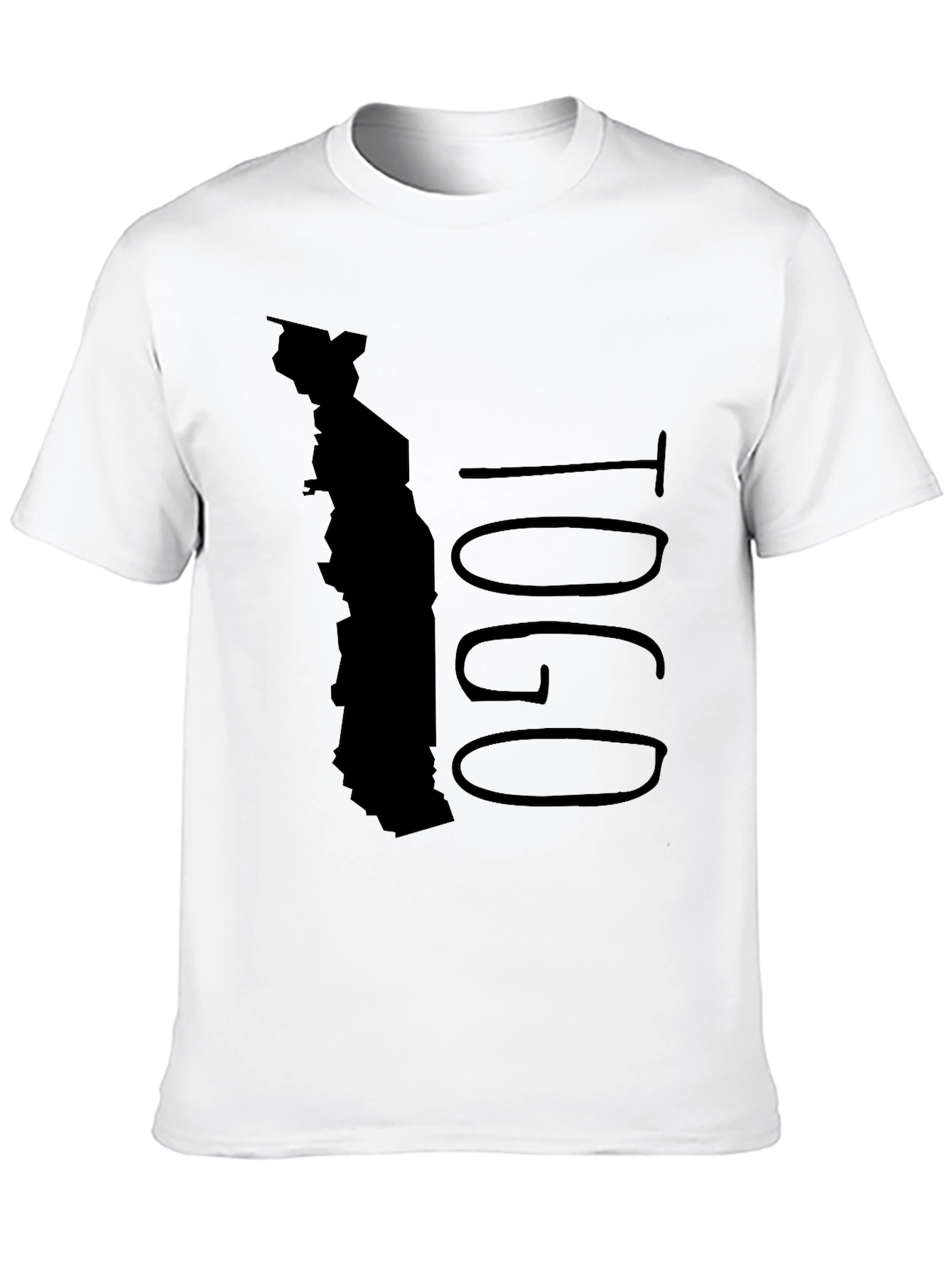 Togo Map Graphic Tee - Black