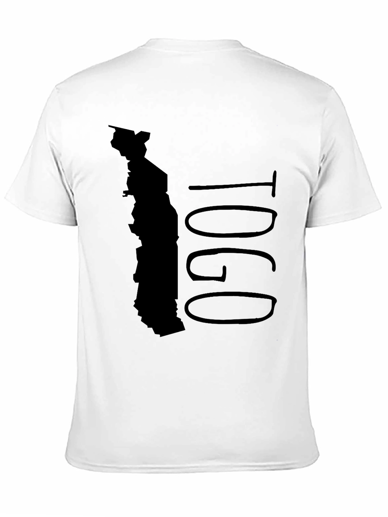 Togo Map Graphic Tee - Black