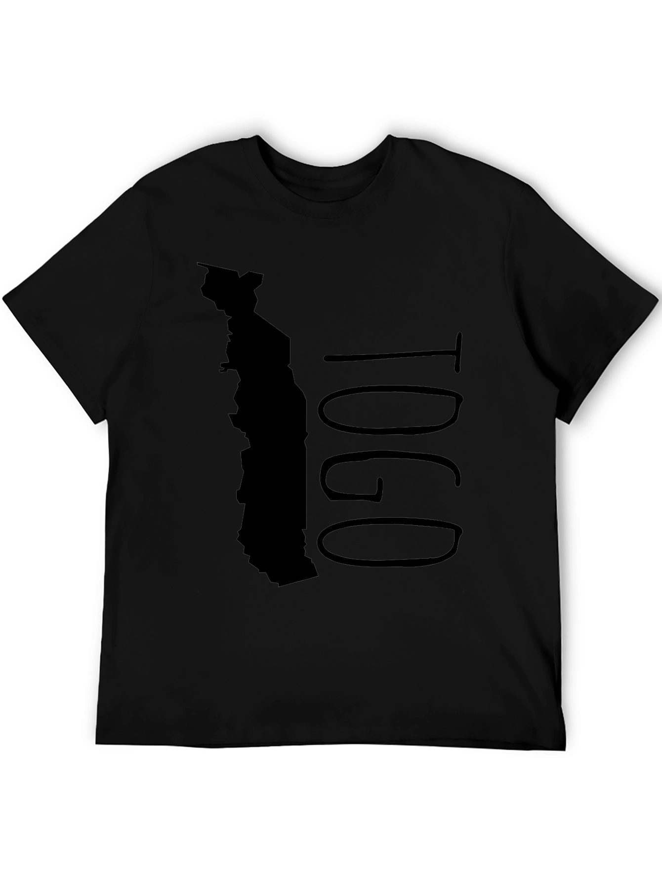 Togo Map Graphic Tee - Black