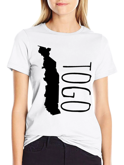 Togo Map Graphic Tee - Black