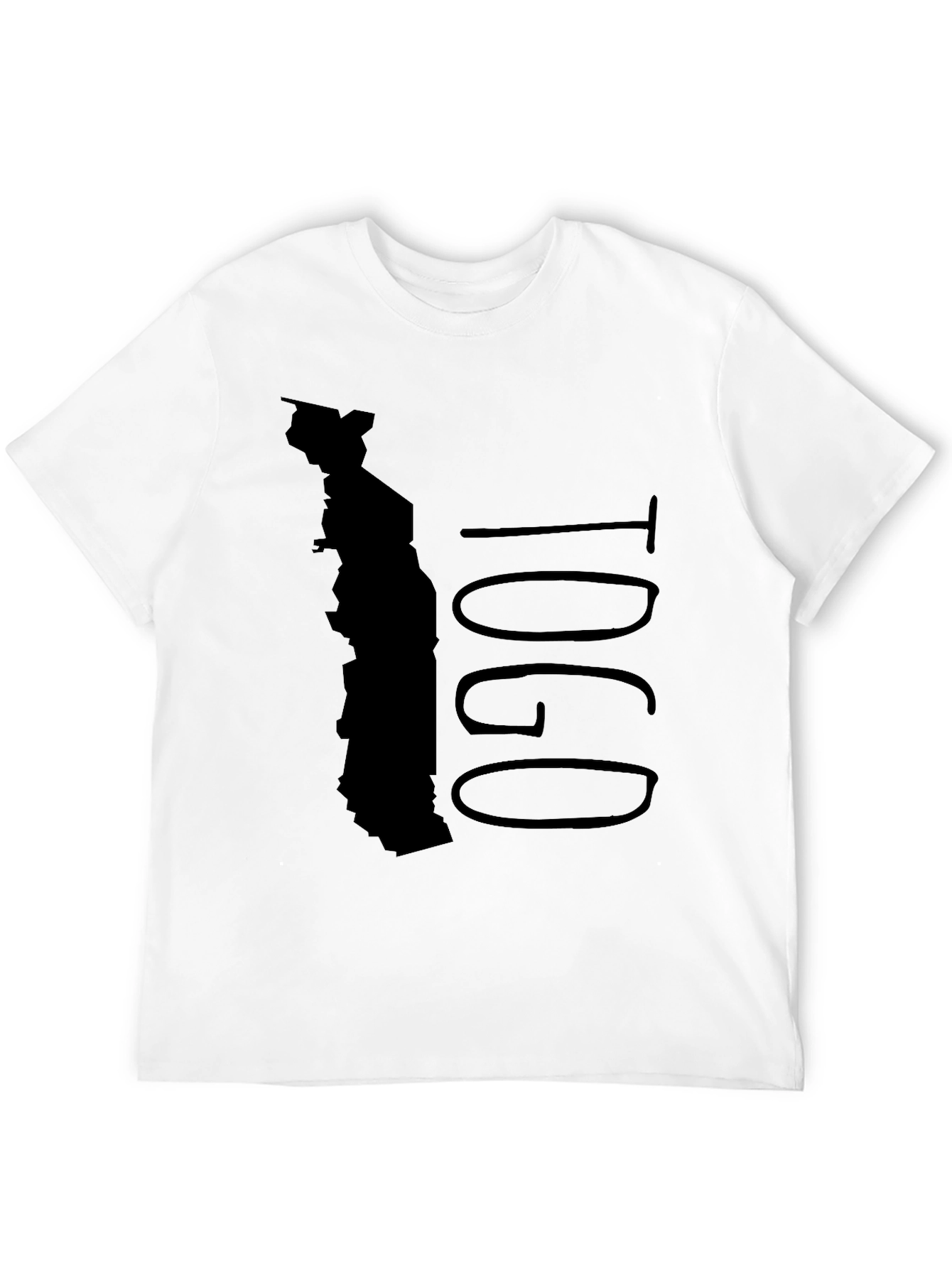 Togo Map Graphic Tee - Black