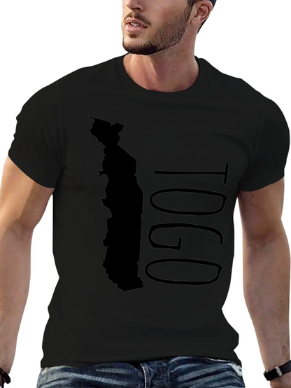 Togo Map Graphic Tee - Black