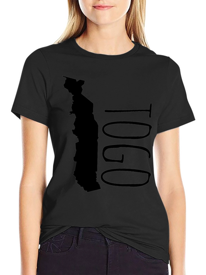 Togo Map Graphic Tee - Black