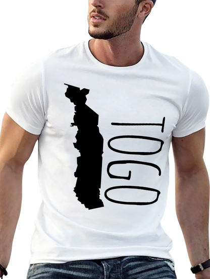 Togo Map Graphic Tee - Black