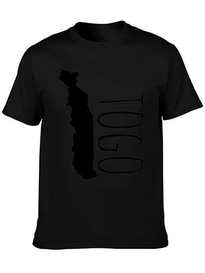 Togo Map Graphic Tee - Black