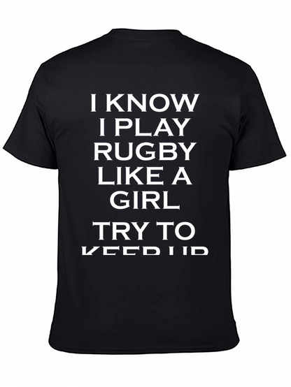 Rugby Player Funny Slogan T-Shirt