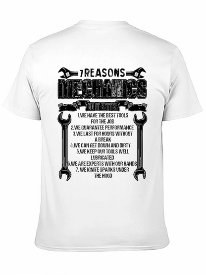 Mechanics 7 Reasons Graphic T-Shirt