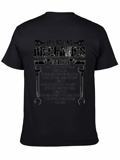 Mechanics 7 Reasons Graphic T-Shirt