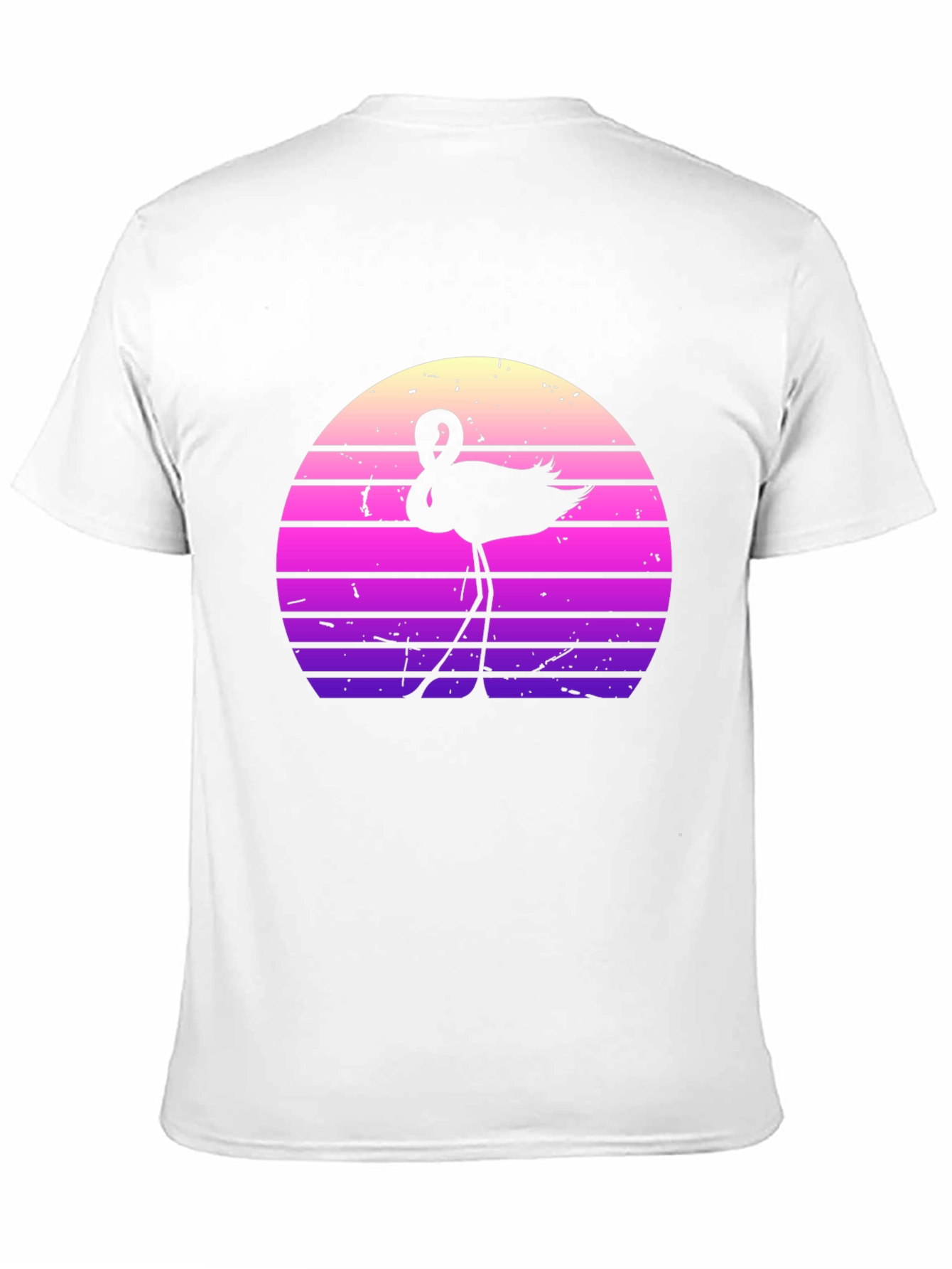Retro Flamingo Sunset Graphic Tee