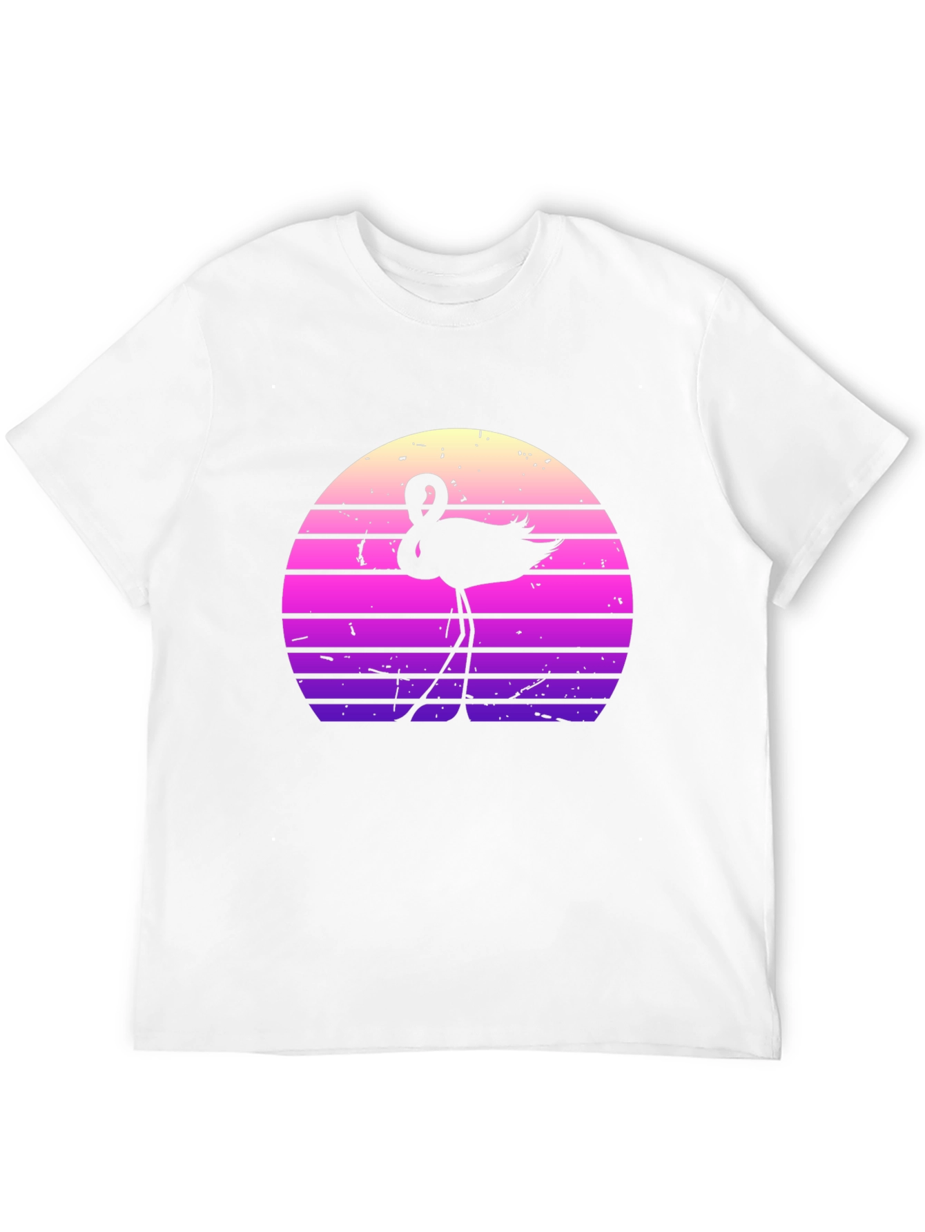 Retro Flamingo Sunset Graphic Tee