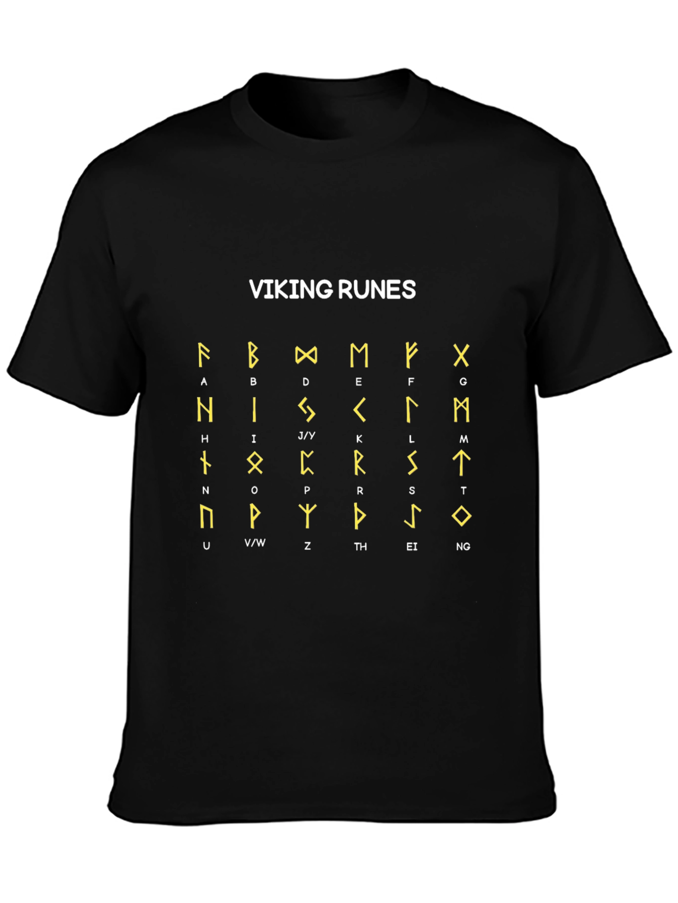 Viking Runes T-Shirt | Norse Alphabet
