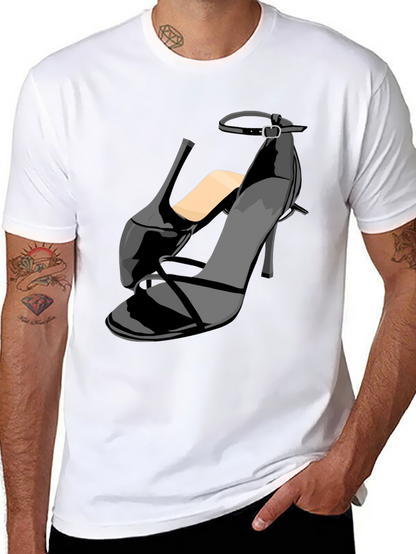 Black Stiletto Heel Graphic T-Shirt